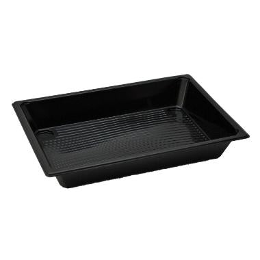 Sushibakke 241x175x35 mm 350 my RPET Sort Høj,300 stk/krt