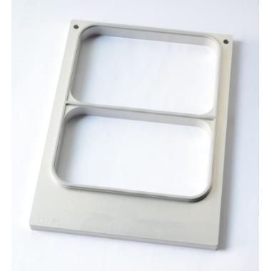 Kassette lukkeramme til 2-rum 227x178mm DF10/DF20,stk