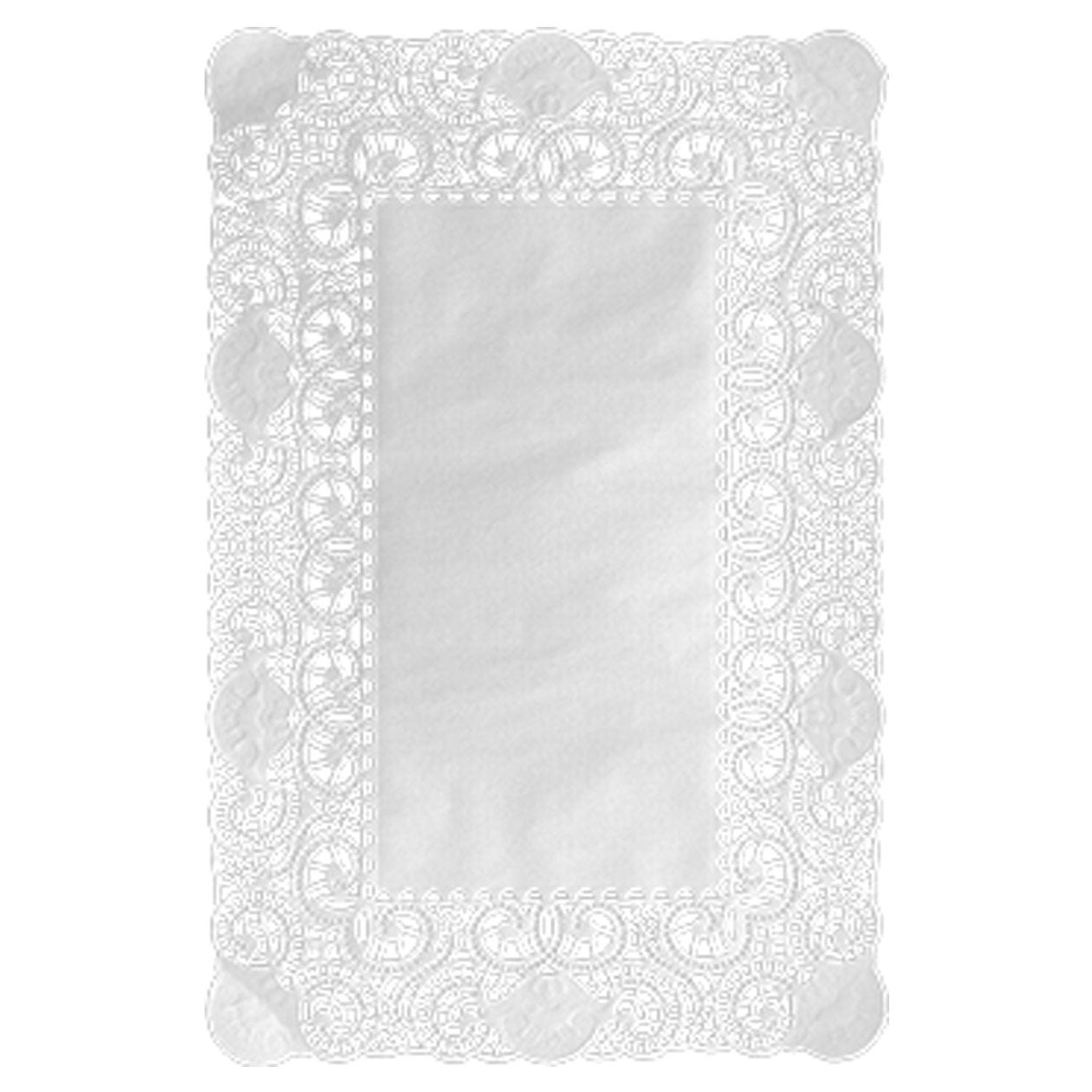 Fadpapir 30x40 cm Firkantet Udstanset kant Hvid,4 pk x 250 stk/krt