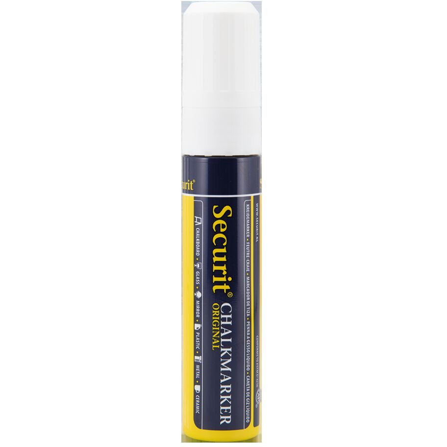 Securit kridtmarker 7-15mm hvid