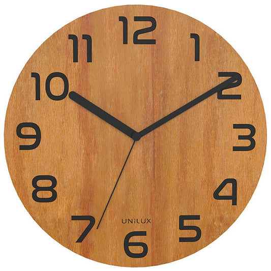 Unilux Palma Ø30 cm vægur brun