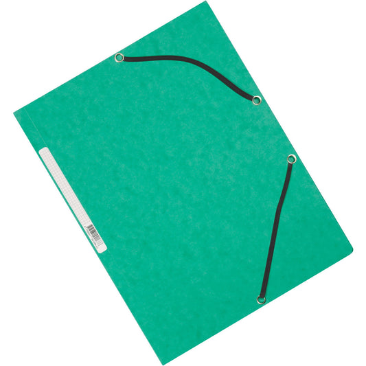 Q-connect elastikmappe A4 grøn
