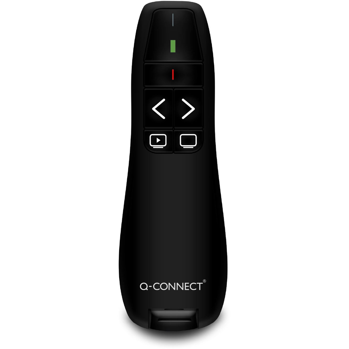 Q-connect trådløs presenter laserpointer sort