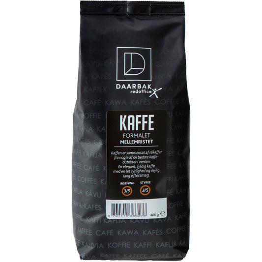 ☕ Daarbak Mellemristet Formalet Kaffe 400g