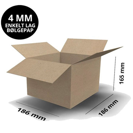 Papkasse 186x186x165mm 4mm