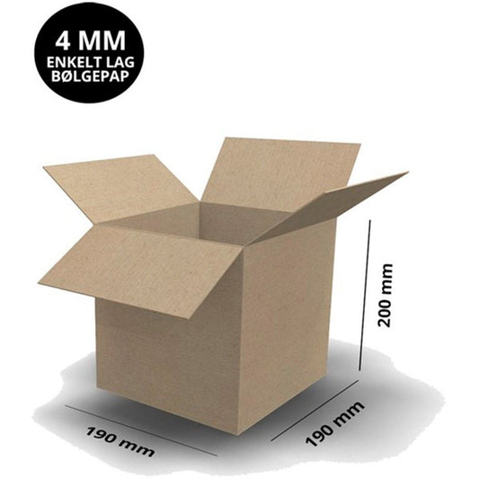 Papkasse 190x190x200mm 4mm