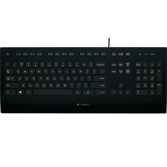 Logitech K280e tastatur sort