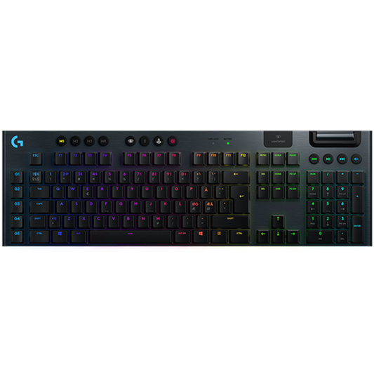 Logitech G915 Lightspeed trådløs tastatur sort