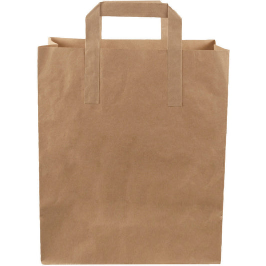 Verive bærepose papir 18L 70g brun 250stk