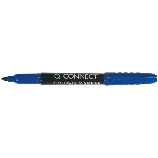 Q-connect CD/DVD-marker 1mm blå