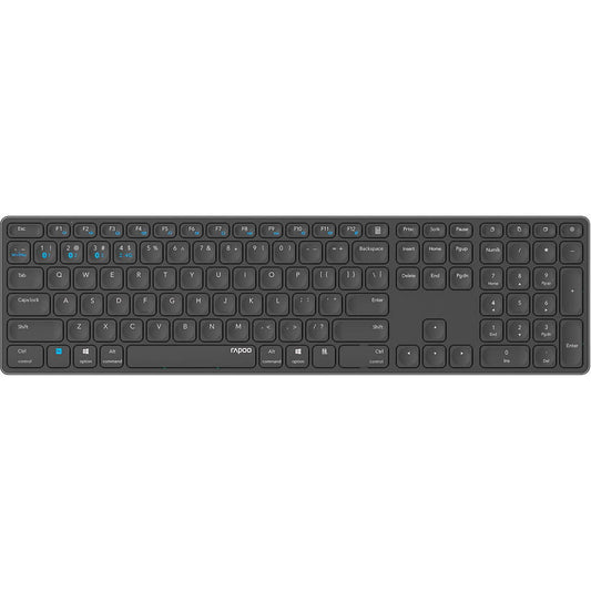 RAPOO E9800M trådløs tastatur mørkegrå