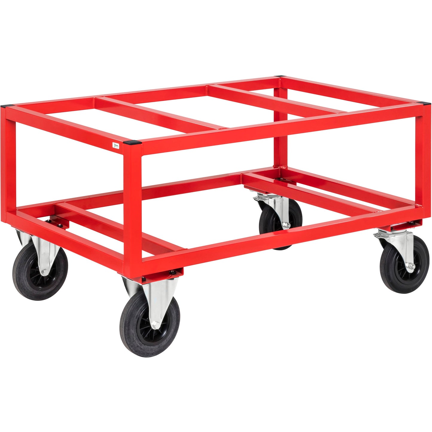 Kongamek pallevogn 1200x800x650mm rød 800kg