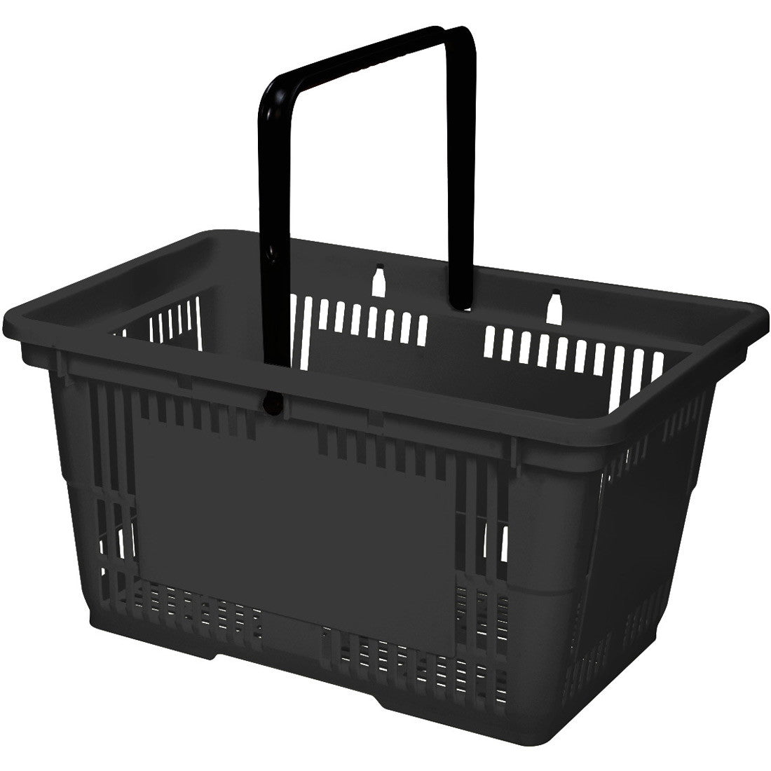 Indkøbskurv 28L sort
