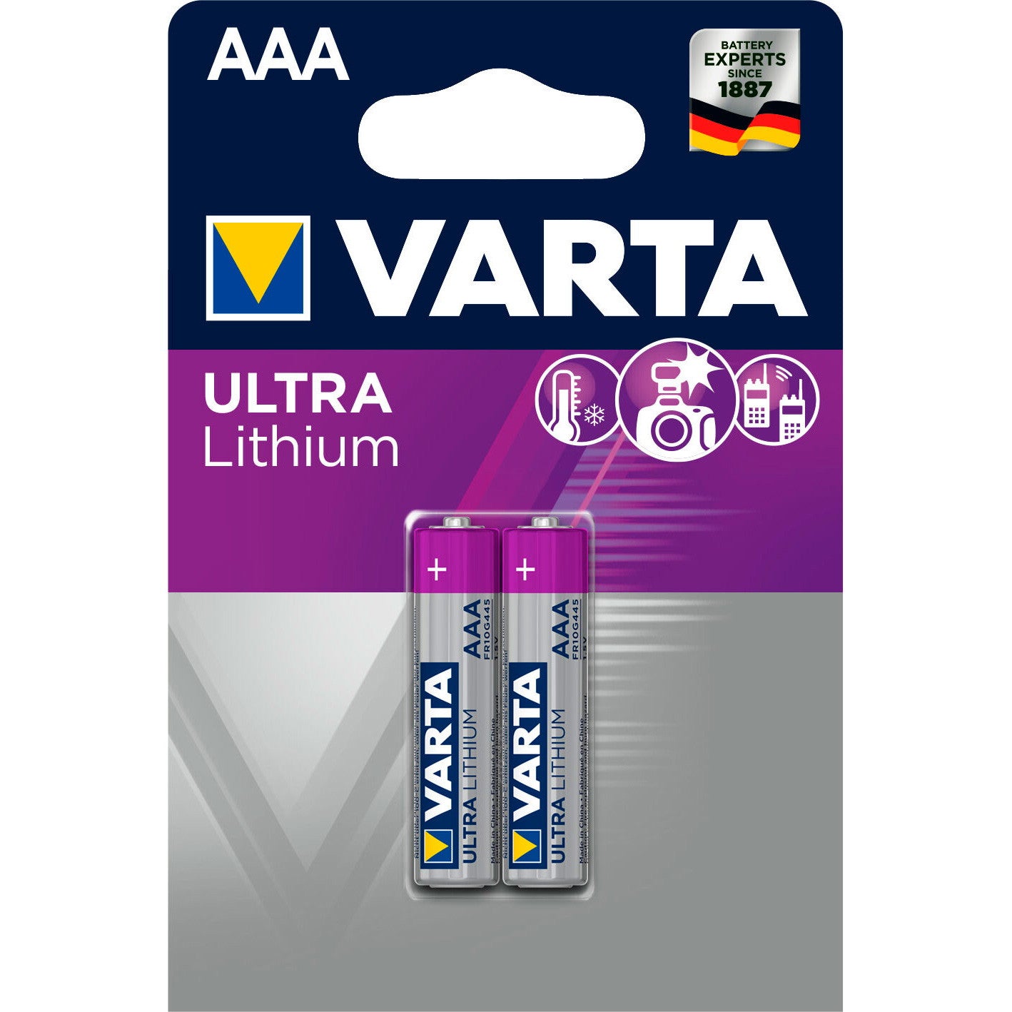 VARTA Lithium AAA batterier 1,5V