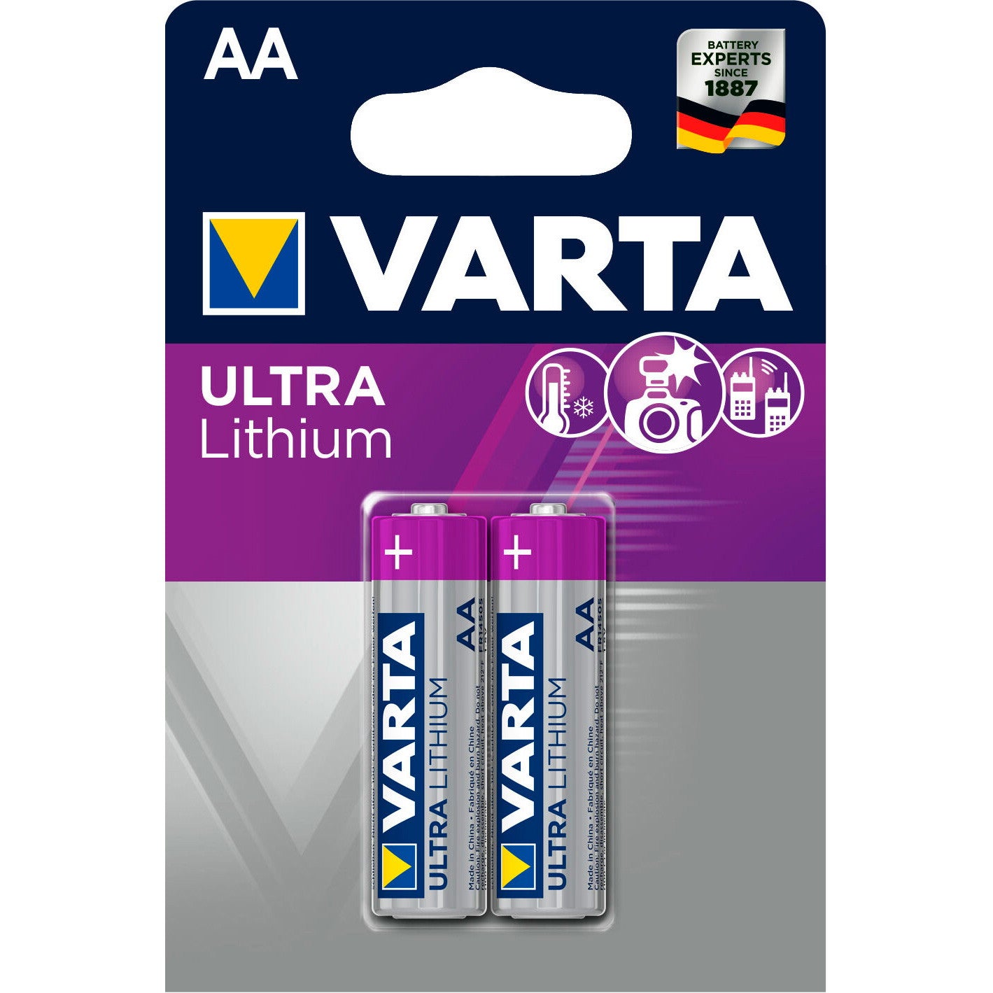 VARTA Lithium AA batterier 1,5V