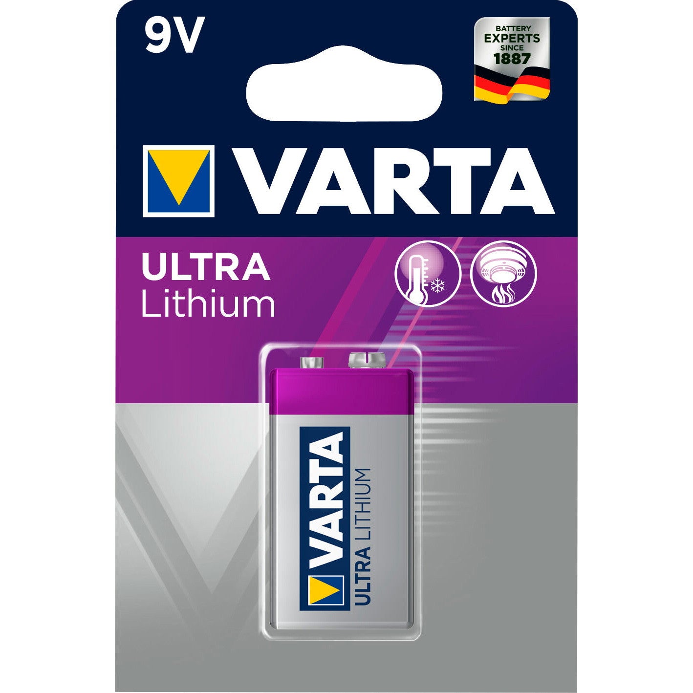VARTA Lithium 9V batteri