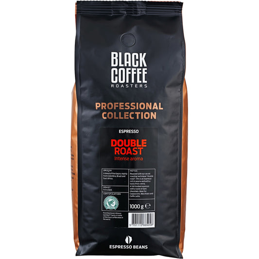 ☕ Black Coffee Double Roast Hele Bønner 1000g