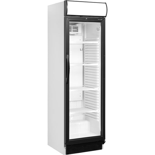 Tefcold CEV425CP flaskekøleskab m/lystop 372L hvid