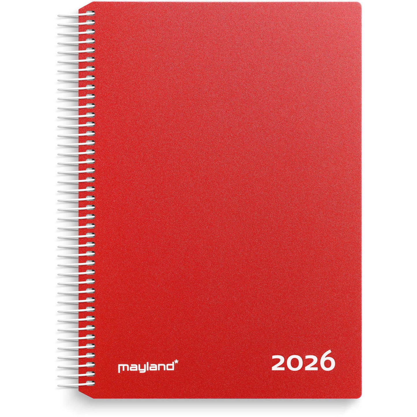 Mayland 2026 26218010 timekalender 24,2x18,5cm rød
