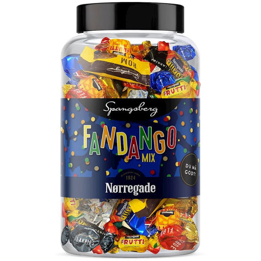 🍬 Spangsberg Fandango Mix 550g – Klassisk dansk slik