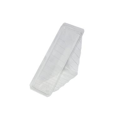 Sandwichbakke 180x68x80 mm til 3 skiver med Låg PET Klar,100 stk/pk