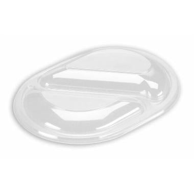 Låg OPS Klar til Bakke 2-rum 238x176 mm Oval,6 pk x 40 stk/krt