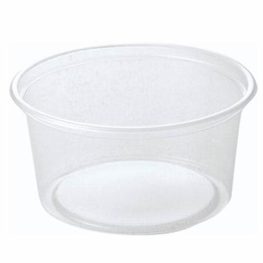 Salatbæger Delipack 200 ml Rund PP Semitransparent,50 stk/pk