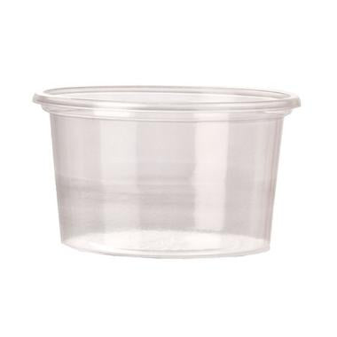 Dressingbæger 80 ml Ø70 mm Rundt PS Klar,100 stk/pk