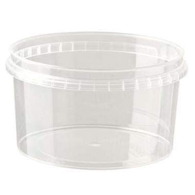 Plastbæger 560 ml Ø122 mm Rund PP Klar,200 stk/ps