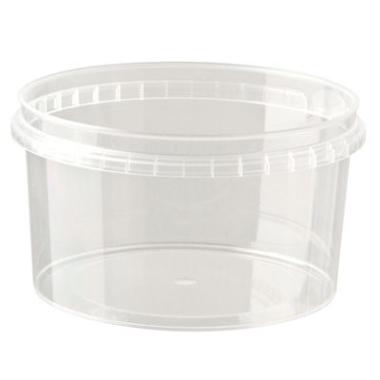 Plastbæger 560 ml Ø122 mm Rund PP Klar OMPAK 90 ps x 20 stk/krt,90 ps x 20 stk/krt