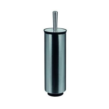 Toiletbørste Brabantia 43cm Børstet stål/Plast med Holder/Låg/Beslag Koksgrå,2 stk/krt