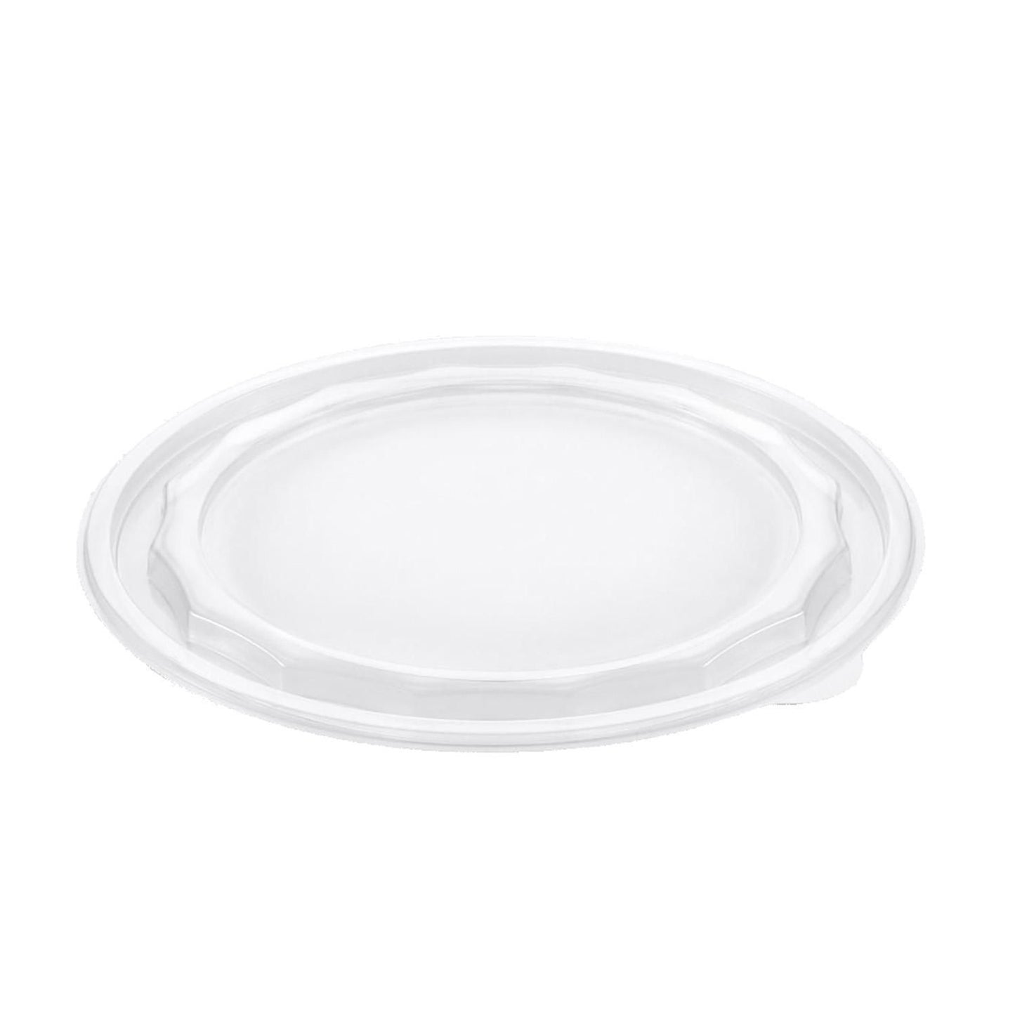 Plastlåg Diamond Ø189 mm Flad RPET Klar til skål ø188 mm,300 stk/krt