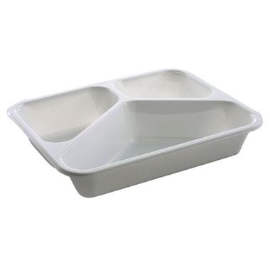 Bakke 3-rum 2227-3F 200/285/520 ml 227x178x43 mm CPET Hvid,420 stk/krt