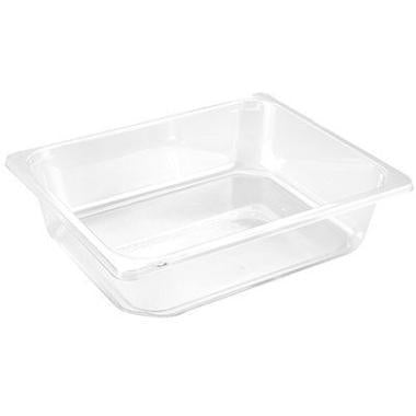 Bakke 1/2 GN C2325-1B 1-Rum 5100ml L325xB265xH80mm APET Klar,80 stk/krt