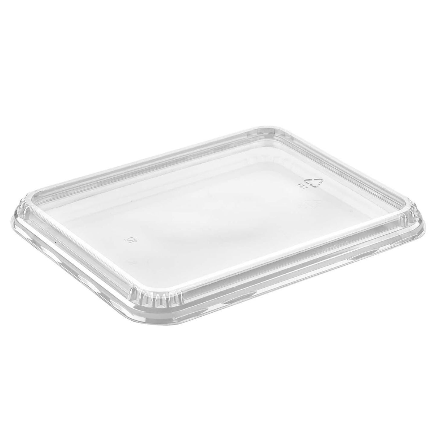 Plastlåg 5227-4 231.9x182.9x16.3 mm Lavt APET Klar til 2227 serien,372 stk/krt