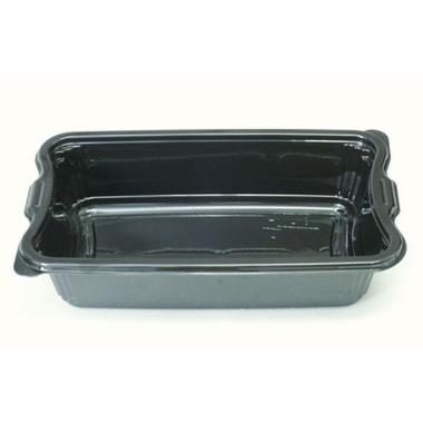 Bakke 1-rum GASTRO 3265-1B 265x162x62 mm CPET Sort,208 stk/krt