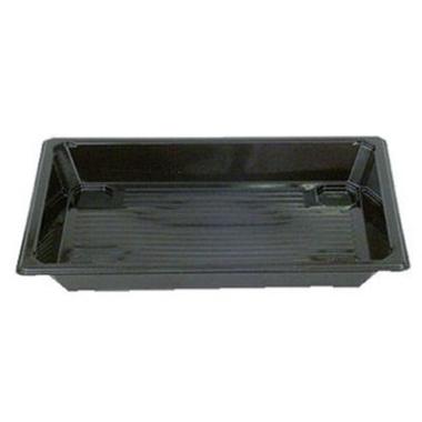 Bakke Sushi 213x146x28 mm Mellem APET Sort OMPAK 6 ps x 50 stk/krt,6 ps x 50 stk/krt