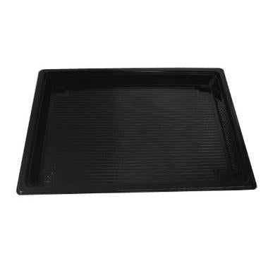Sushibakke 365x265x28 mm RPET Sort lav,90 stk/krt