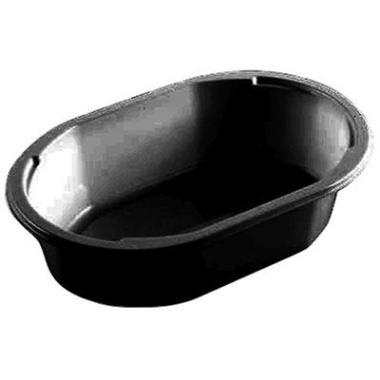 Bakke 1-rum 1177-1A 525 ml 176x115x45 mm Oval CPET Sort,864 stk/krt