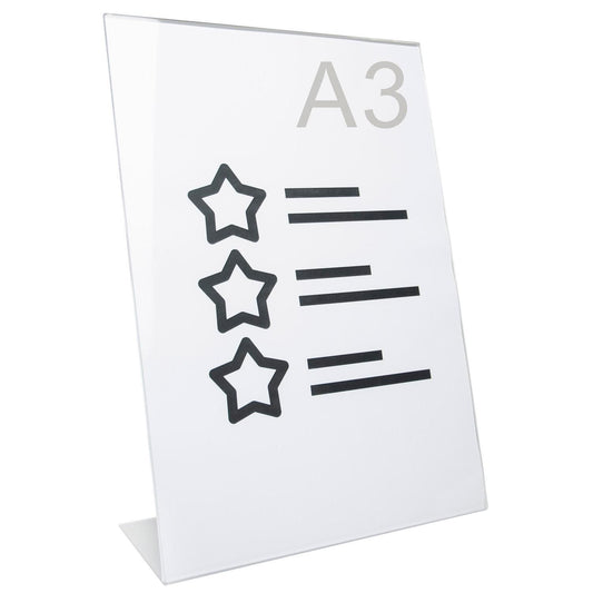 Displayholder A3 Skrå højform,stk