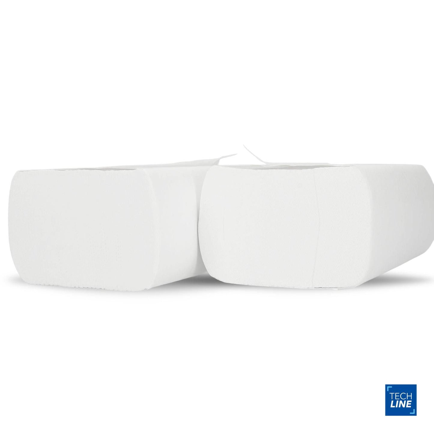 Håndklædeark Techline M-Fold 2-lag L32x20.2x12cm Nyfiber hvid,25 pk x 125 stk/krt