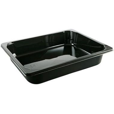 Bakke 1/2 GN C2325-1C 1-Rum 3885ml L325xB265xH60mm CPET Sort,124 stk/krt