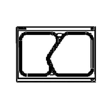 Kassette t/1/4 GN 2-rum Bakke 855037 passer til TP11/DF20,stk
