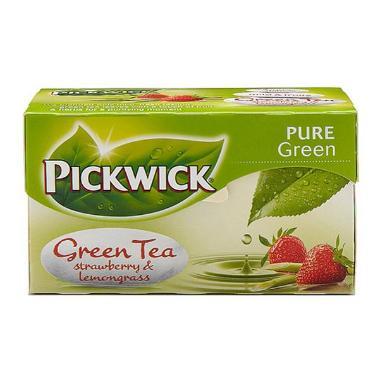 Te Pickwick Grøn te Jordbær/Citrongræs 20 breve,20 stk/pk
