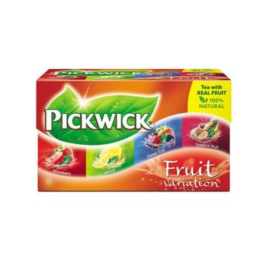Te Sort Pickwick Fruit Tea Mix Pack 4 varianter 20 breve Frugtte,12 pk x 20 stk/krt
