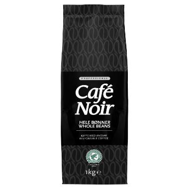 Kaffe Cafe Noir UTZ 1kg Rainforrest Alliance hele bønner,1 kg/ps