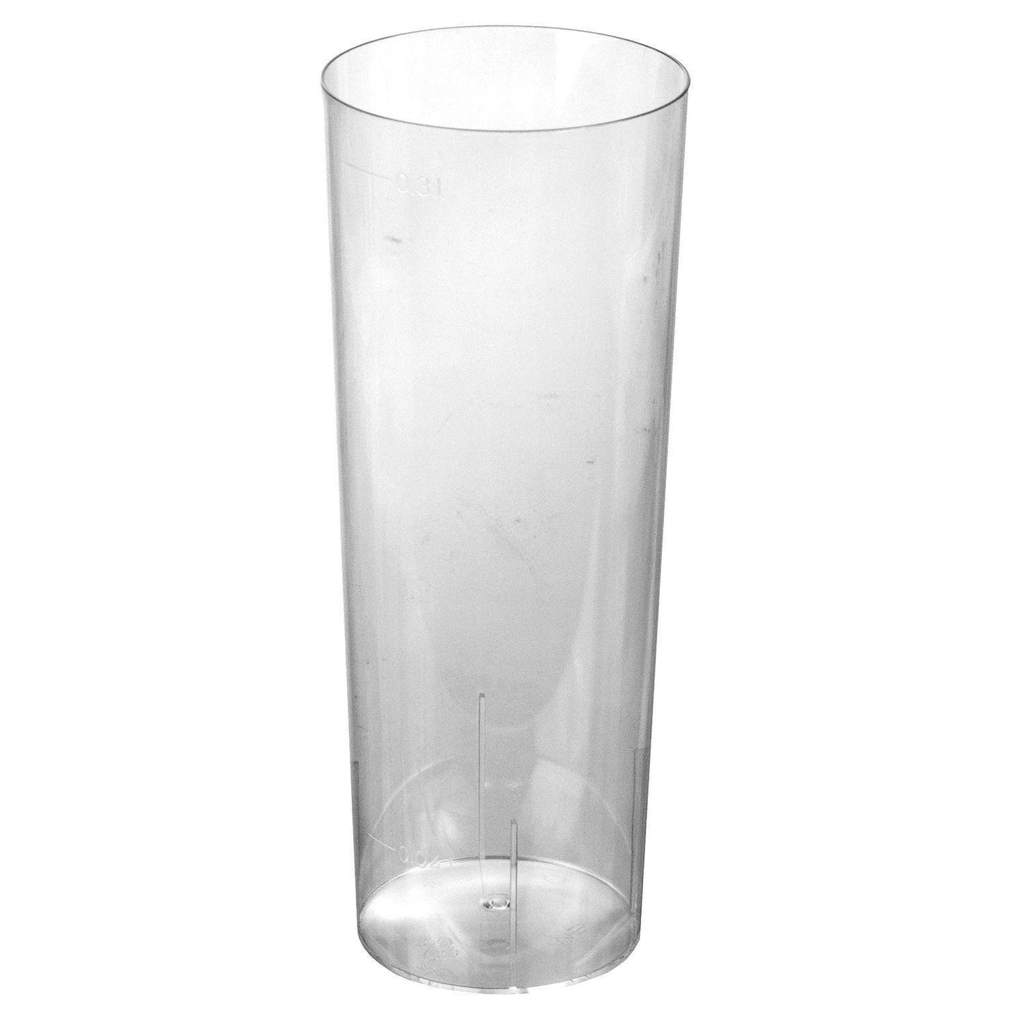 Plastglas 30 cl Longdrink PS Klar,10 stk/ps