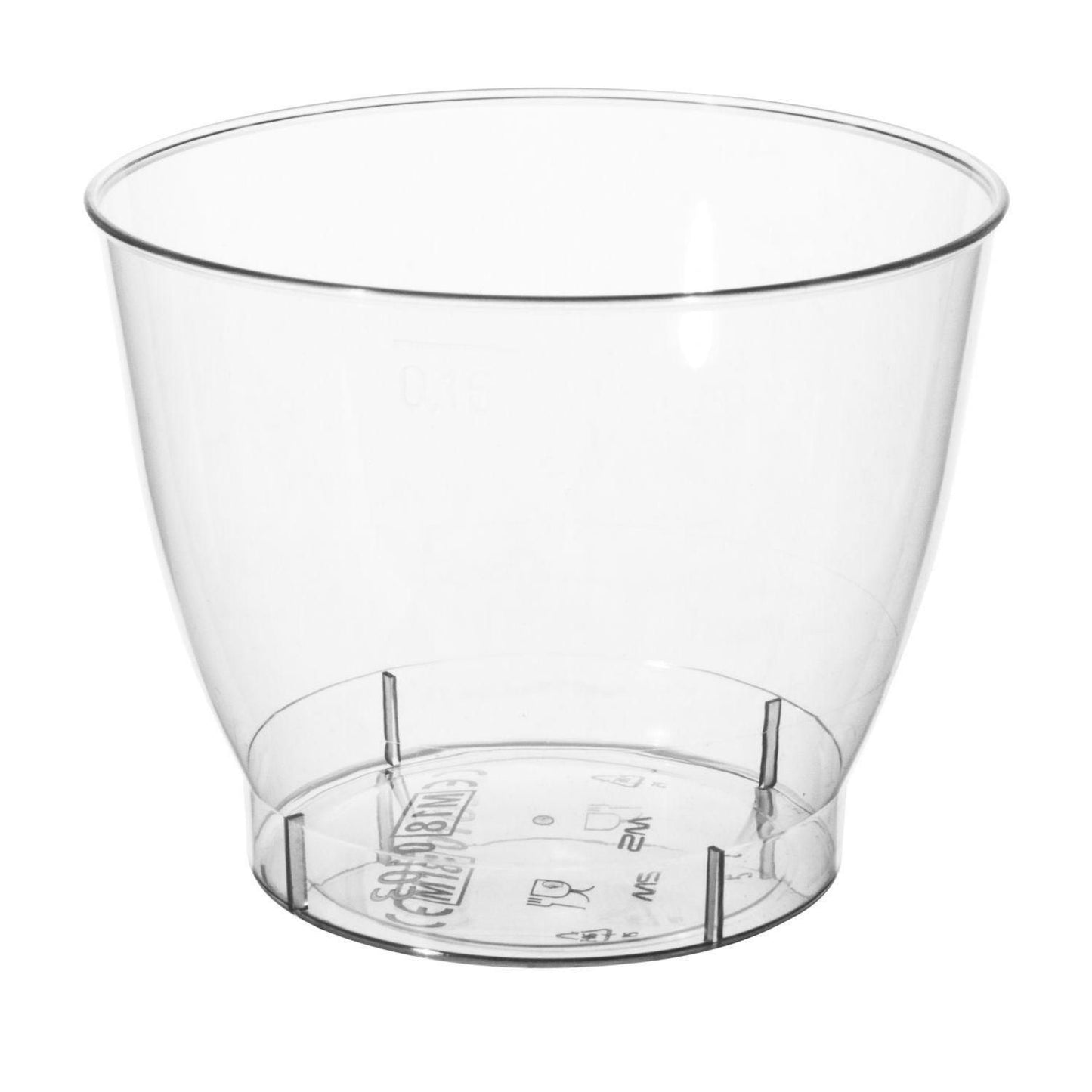 Plastglas 16.5 cl Drinksglas PS Klar,25 stk/pk