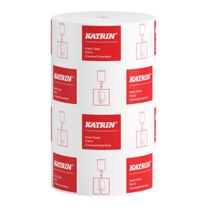 Håndklæderulle Katrin S – 1-lag, 205 mm x 116 m, uden hylse, uperforeret, 12 rl./krt.