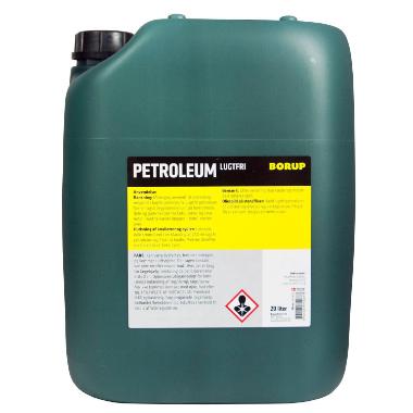 Petroleum lugtfri Borup velegnet til lampeolie 20 ltr,20 Ltr/dnk